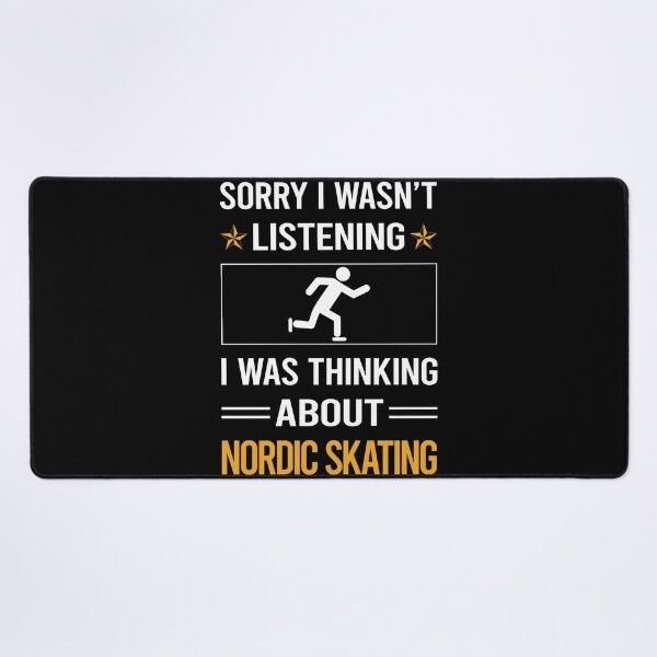 Item preview, Funny Listening Nordic Skating designed and sold by fatherbarliman.