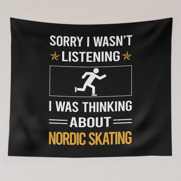 Artikelvorschau, Lustiges hörendes Nordic Skating entworfen und verkauft von fatherbarliman.