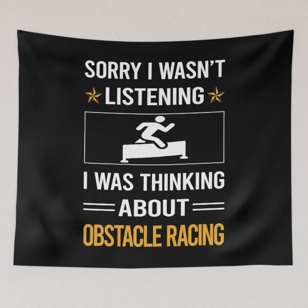 Item preview, Funny Listening Obstacle Racing OCR designed and sold by fatherbarliman.