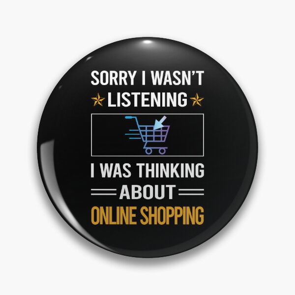 Item preview, Funny Listening Online Shopping Shopper designed and sold by fatherbarliman.