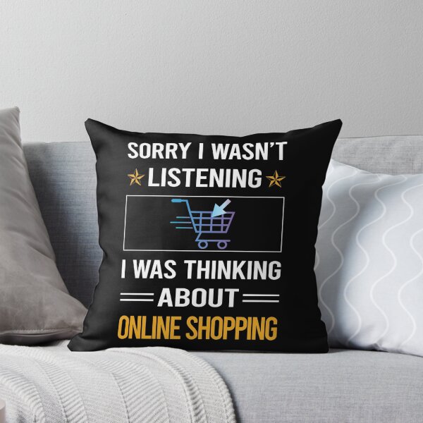 Item preview, Funny Listening Online Shopping Shopper designed and sold by fatherbarliman.