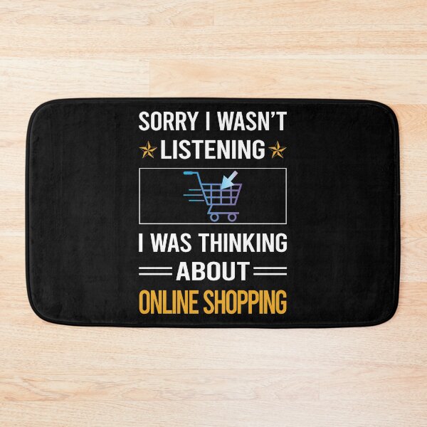 Item preview, Funny Listening Online Shopping Shopper designed and sold by fatherbarliman.