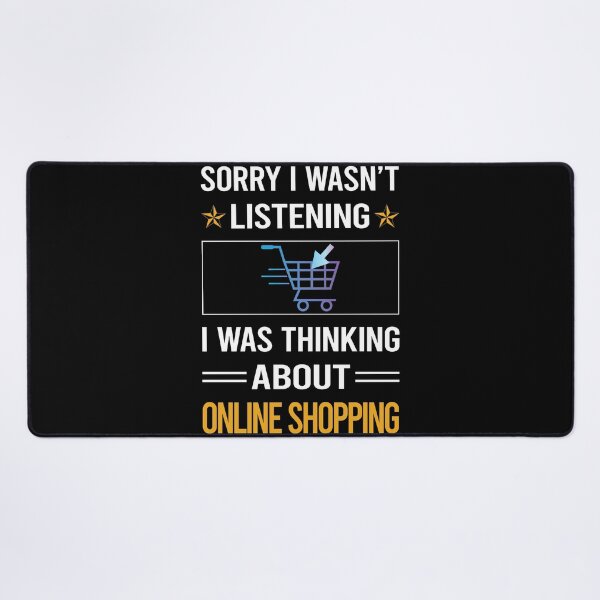 Item preview, Funny Listening Online Shopping Shopper designed and sold by fatherbarliman.