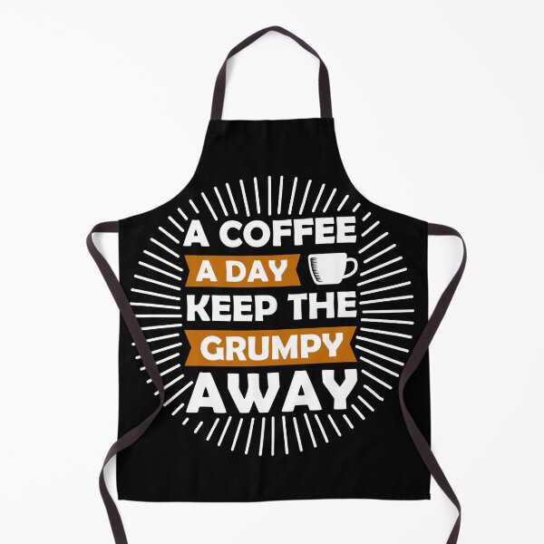 Item preview, Funny Coffee Quote and Saying : A Coffee A Day Keep The Grumpy Away designed and sold by BangferoStore20.