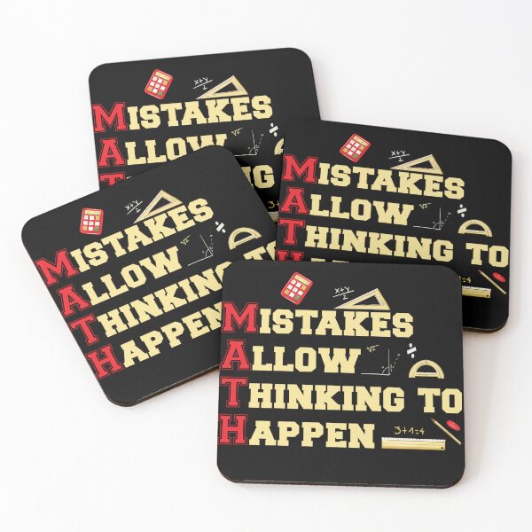Item preview, Math shirt, Mistakes allow thinking to happen designed and sold by Arneeeeee.
