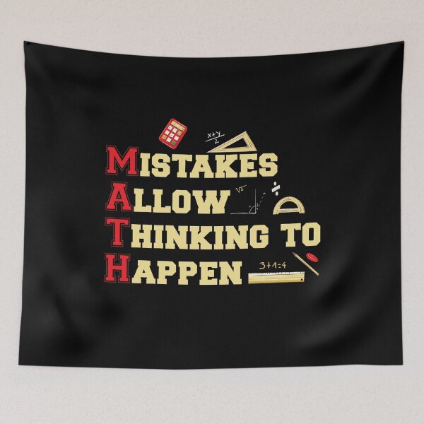 Item preview, Math shirt, Mistakes allow thinking to happen designed and sold by Arneeeeee.