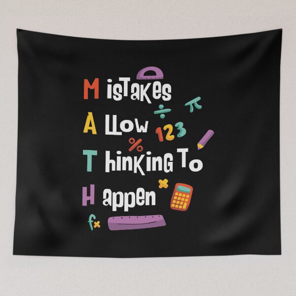 Item preview, Math shirt, Mistakes allow thinking to happen designed and sold by Arneeeeee.
