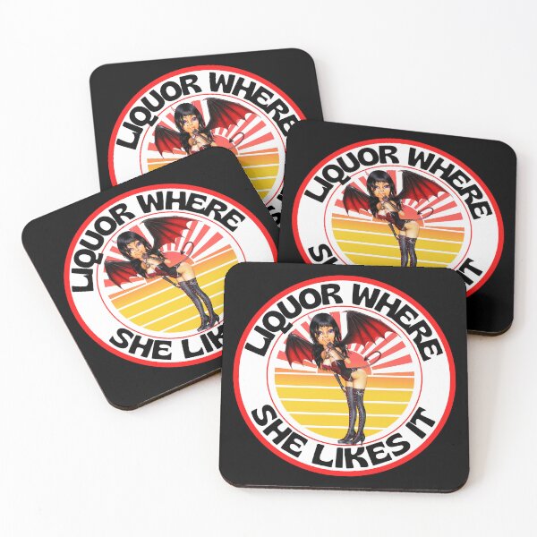 Item preview, Funny Retro Liquor Where She Likes It Round Devil Woman designed and sold by RGRamsey.