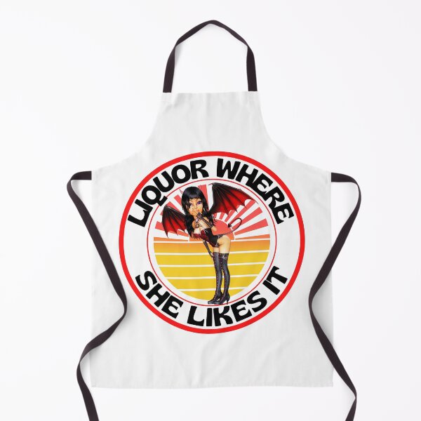 Item preview, Funny Retro Liquor Where She Likes It Round Devil Woman designed and sold by RGRamsey.