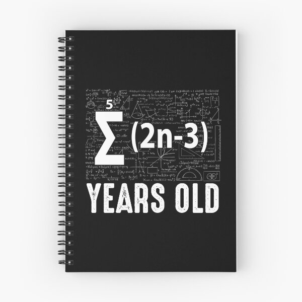 Aperçu de l'œuvre Math Geek 16e anniversaire 16 ans formule mathématique garçons filles créée et vendue par 2blackcherries.