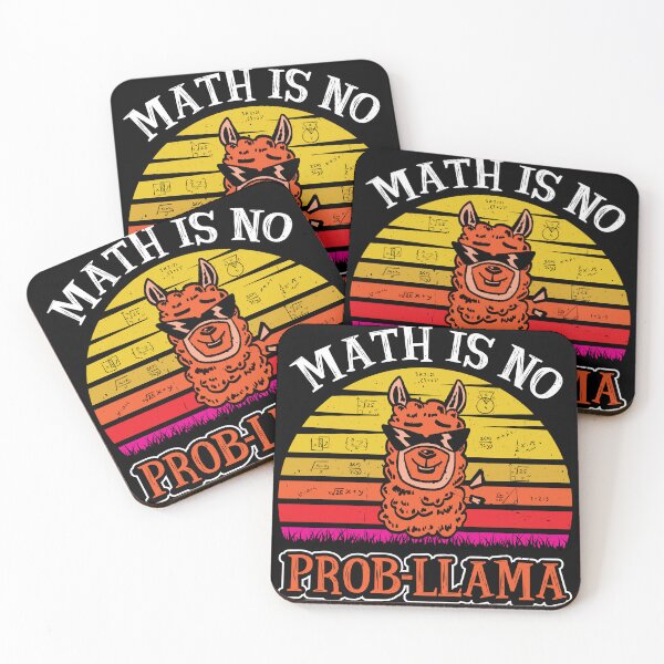 Item preview, Math is no Probllama Lama Shirt for Math fan designed and sold by Arneeeeee.