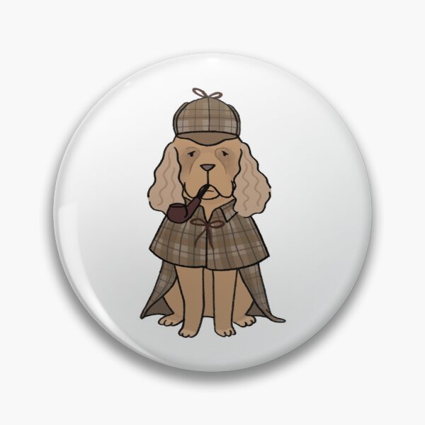 Item preview, detective dog cartoon designed and sold by Ashleysnook.
