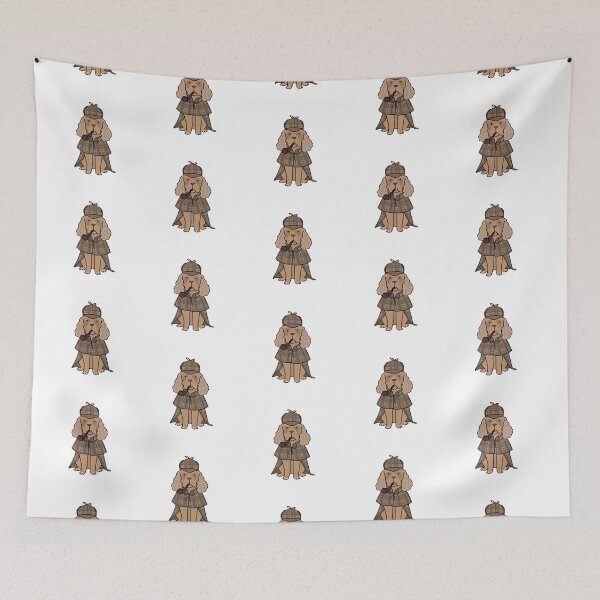 Item preview, detective dog cartoon designed and sold by Ashleysnook.