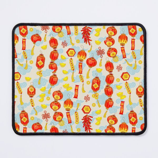 Item preview, Pattern with Chinese Symbols for Holidays designed and sold by Anna Pogulyaeva.