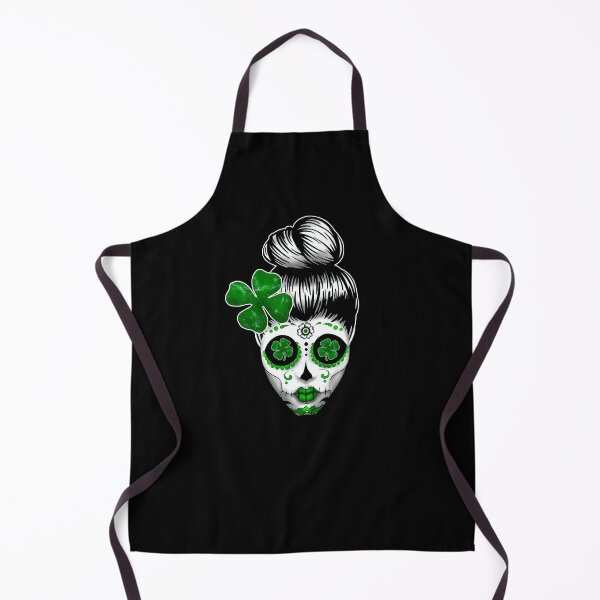 Item preview, Saint Patrick's Day Sugar Skull designed and sold by Fran Fryberg.