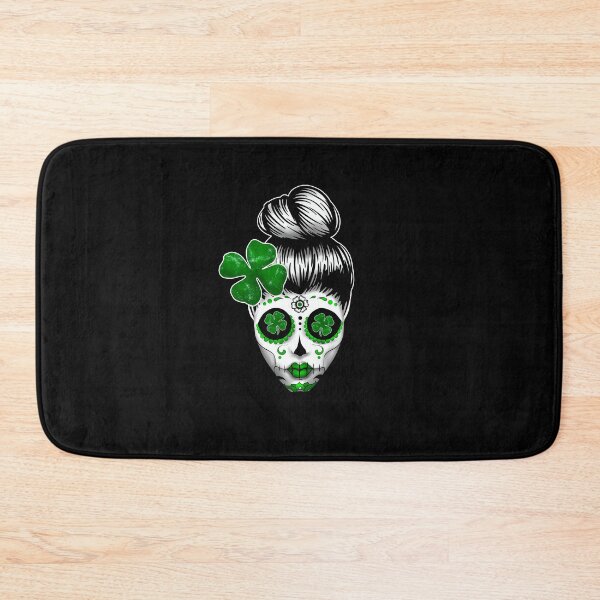 Item preview, Saint Patrick's Day Sugar Skull designed and sold by Fran Fryberg.