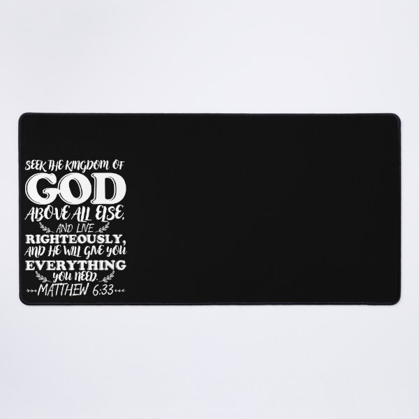 Item preview, Matthew 6:33 designed and sold by plushism.