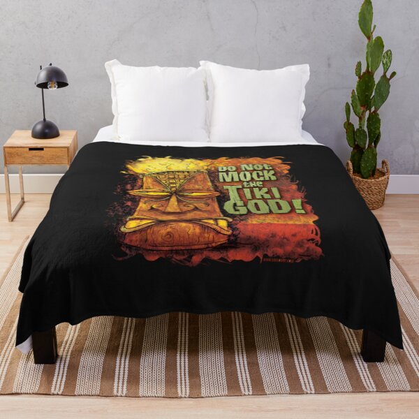 Item preview, Tiki God Do Not Mock The Tiki God designed and sold by Shirtmandudee.