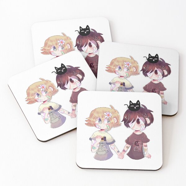 Item preview, Omori Basil Aubrey- Omori Mewo Sticker designed and sold by elsilk.