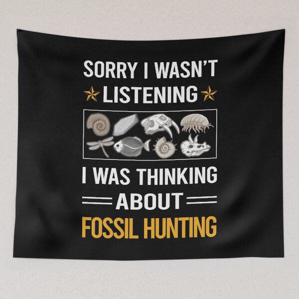 Item preview, Funny Listening Fossil Hunting Paleontology Paleontologist designed and sold by jiggleterrified.