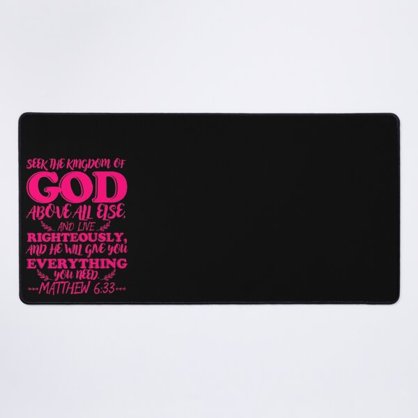 Item preview, Matthew 6:33 designed and sold by plushism.