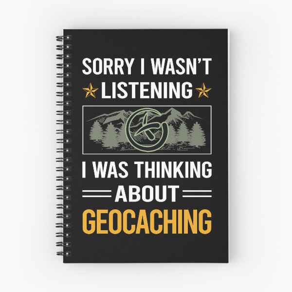 Item preview, Funny Listening Geocaching Geocache Geocacher designed and sold by jiggleterrified.