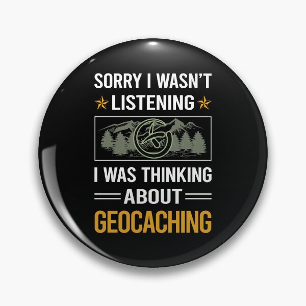 Item preview, Funny Listening Geocaching Geocache Geocacher designed and sold by jiggleterrified.