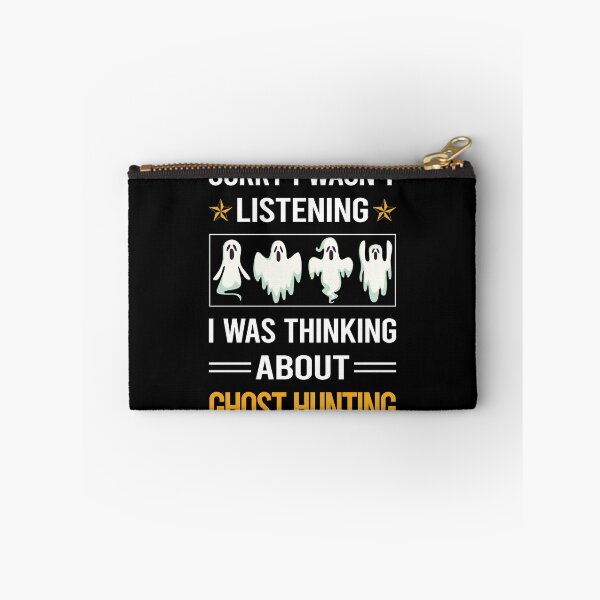 Item preview, Funny Listening Ghost Hunting Paranormal designed and sold by jiggleterrified.