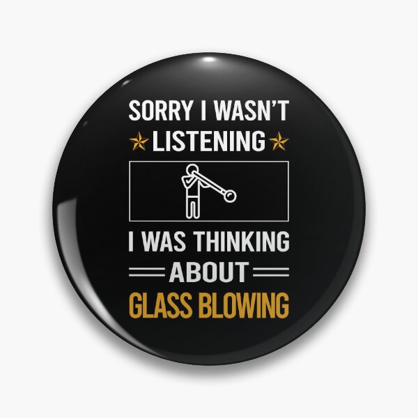 Item preview, Funny Listening Glass Blowing Blower Glassblowing Glassblower Glassmith Gaffer designed and sold by jiggleterrified.