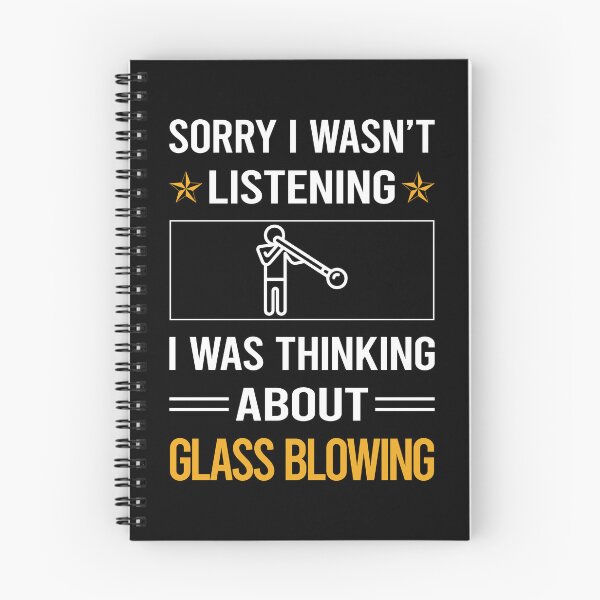 Item preview, Funny Listening Glass Blowing Blower Glassblowing Glassblower Glassmith Gaffer designed and sold by jiggleterrified.