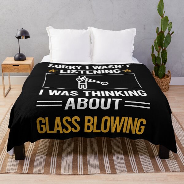 Item preview, Funny Listening Glass Blowing Blower Glassblowing Glassblower Glassmith Gaffer designed and sold by jiggleterrified.