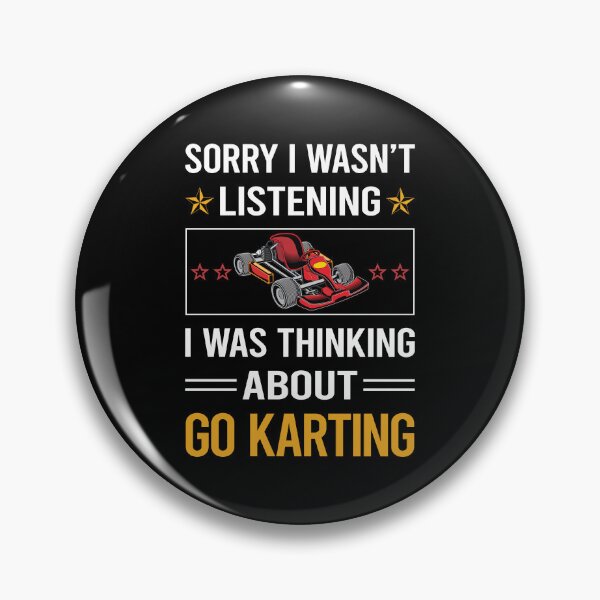 Item preview, Funny Listening Go Karting Kart designed and sold by jiggleterrified.