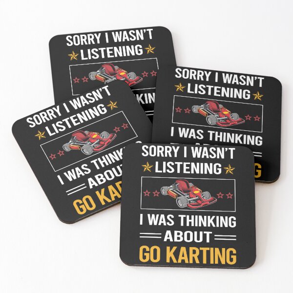 Item preview, Funny Listening Go Karting Kart designed and sold by jiggleterrified.