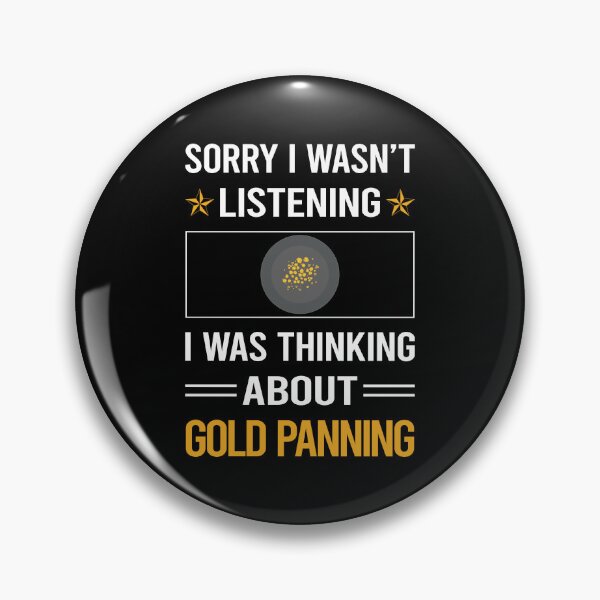 Item preview, Funny Listening Gold Panning Panner designed and sold by jiggleterrified.