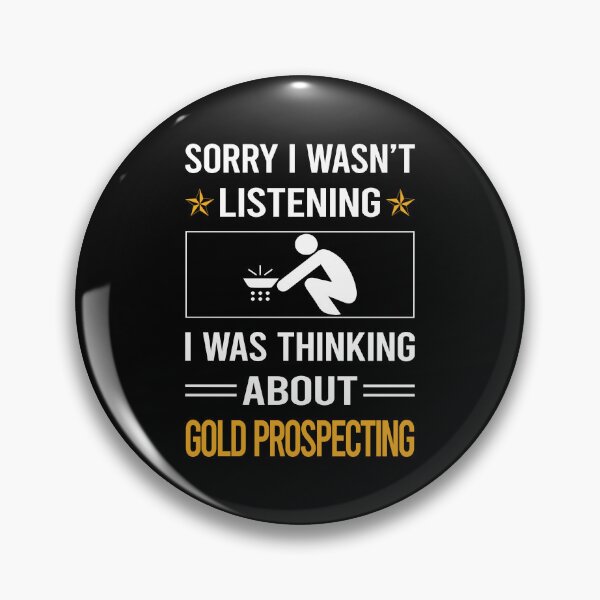 Item preview, Funny Listening Gold Prospecting designed and sold by jiggleterrified.