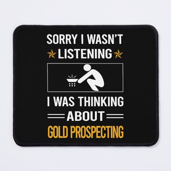Item preview, Funny Listening Gold Prospecting designed and sold by jiggleterrified.