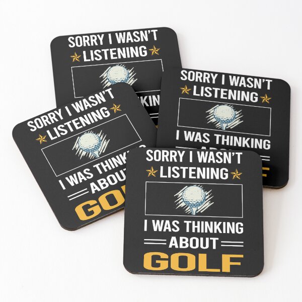 Item preview, Funny Listening Golf Golfing Golfer designed and sold by jiggleterrified.