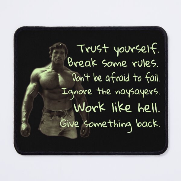 Item preview, Schwarzenegger seven rules for workout designed and sold by sreckov-desig.