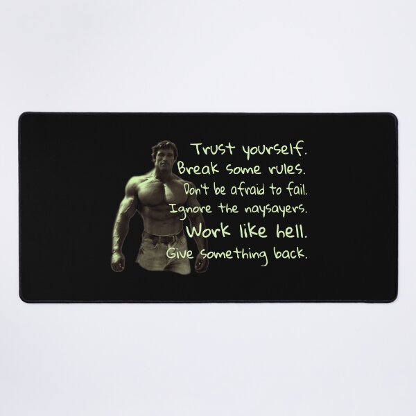 Item preview, Schwarzenegger seven rules for workout designed and sold by sreckov-desig.