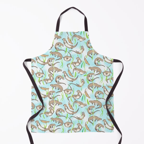 Item preview, Otters Seaweed Pattern designed and sold by LittleShop79.