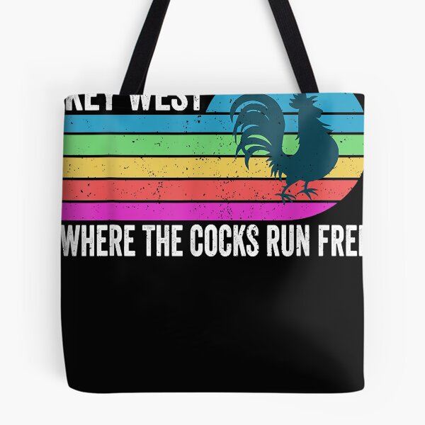 Item preview, Funny Key West Rooster where the cocks run free designed and sold by ShawnaRoderick.