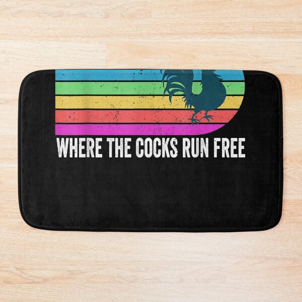 Item preview, Funny Key West Rooster where the cocks run free designed and sold by ShawnaRoderick.