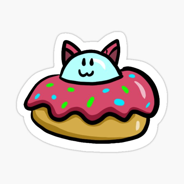 Space Donut Cat Sticker