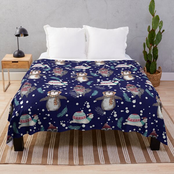 Item preview, Otters Winter Christmas designed and sold by LittleShop79.