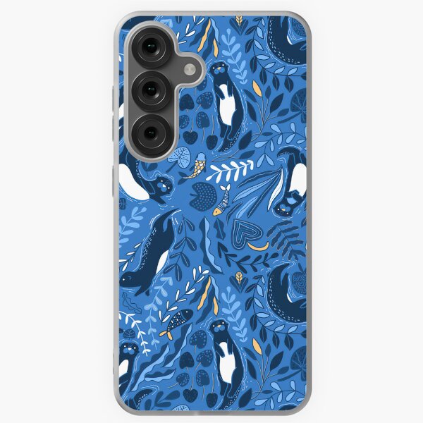 Item preview, Otters With Abstract Fishes designed and sold by LittleShop79.