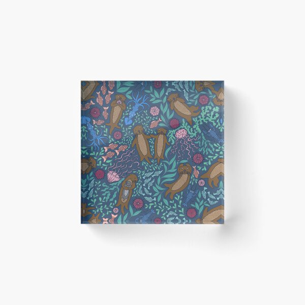 Item preview, Otters With Sea Creatures designed and sold by LittleShop79.