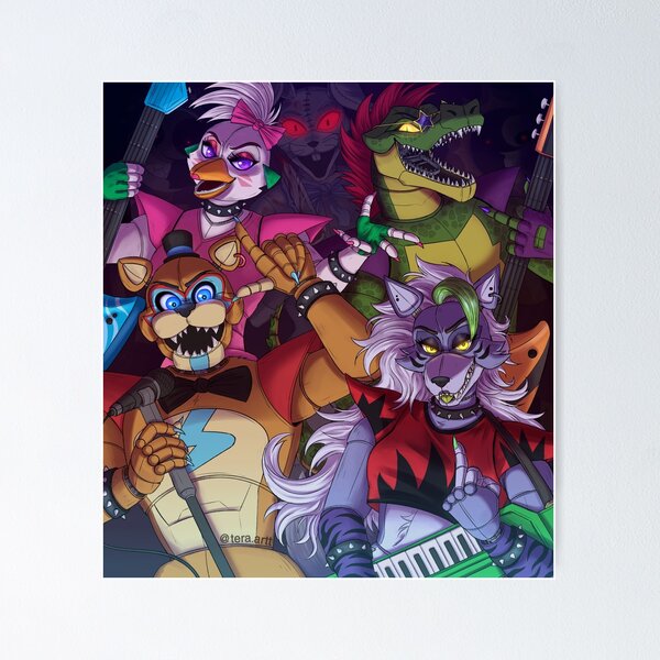 Withered foxy five nights at freddys 2 Poster for Sale by teraMerchShop