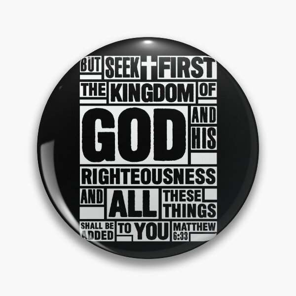 Item preview, Matthew 6:33 Seek First the Kingdom of God designed and sold by plushism.