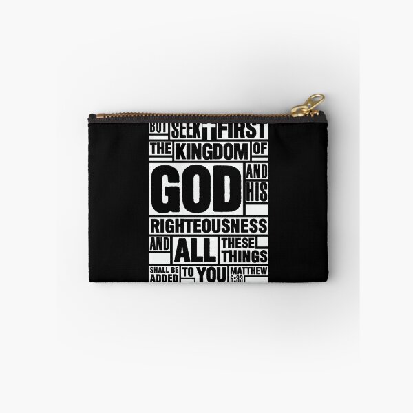 Item preview, Matthew 6:33 Seek First the Kingdom of God designed and sold by plushism.