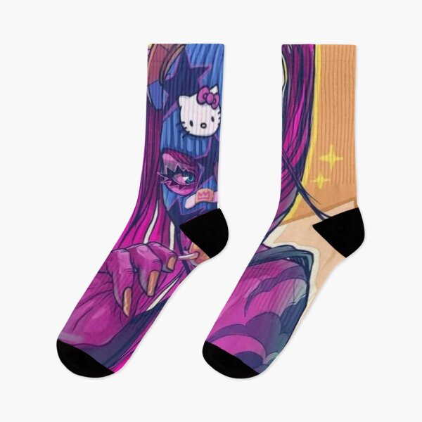 Item preview, Colored Purple Hair Gangsta Mask Super Hero Woman Fantasy Lollipop Bitcoin Cat  Cool Boho   designed and sold by DaniVi.